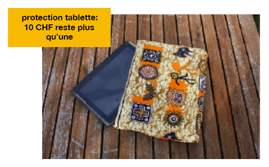 Protection tablette, 10.- francs
